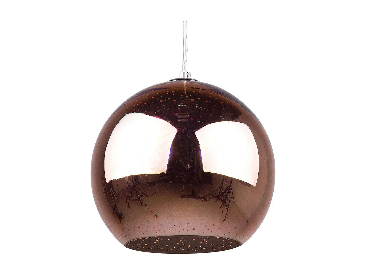 Hanglamp SESSERA Glas Koper