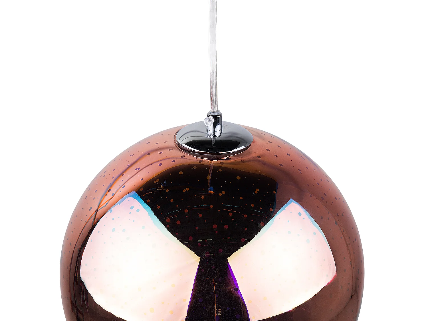 Hanglamp SESSERA Glas Koper