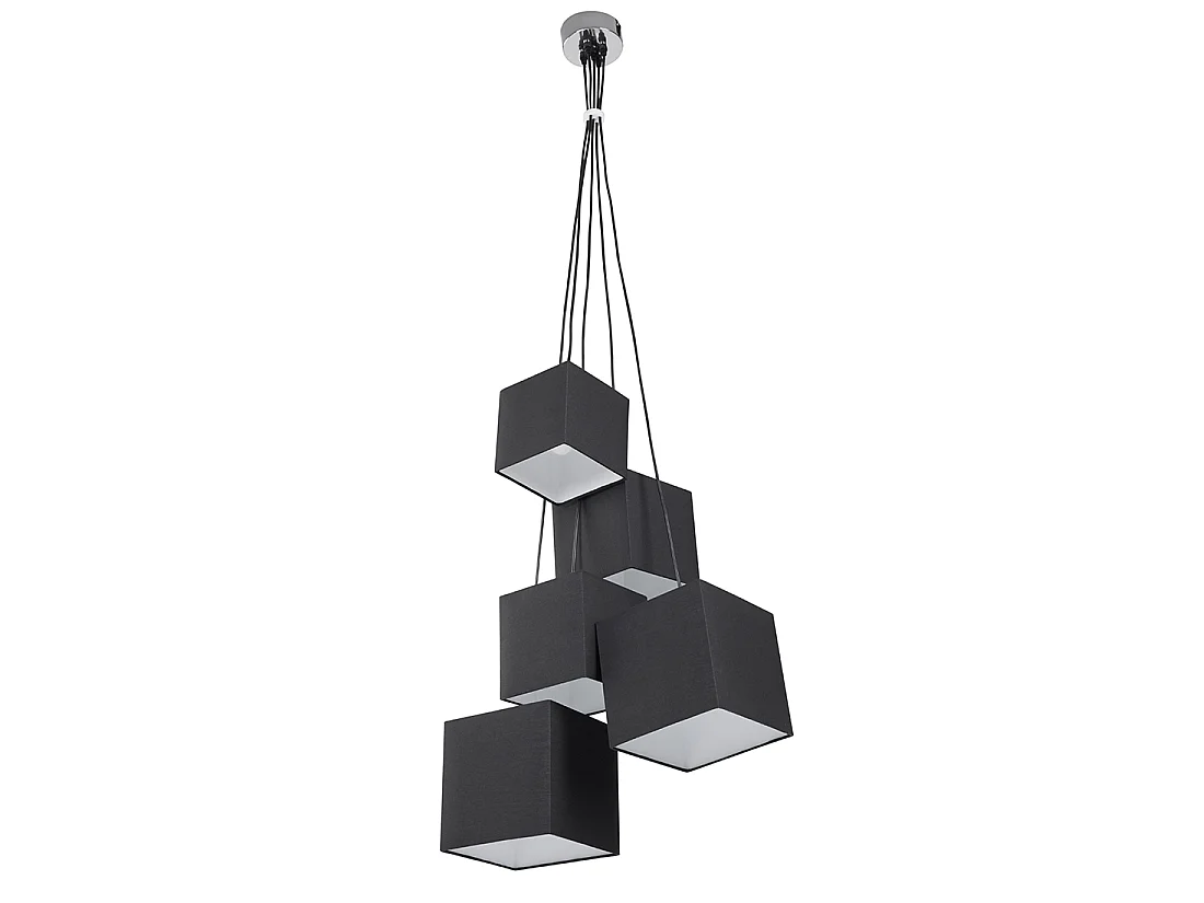 Lampe suspension MESTA Noir