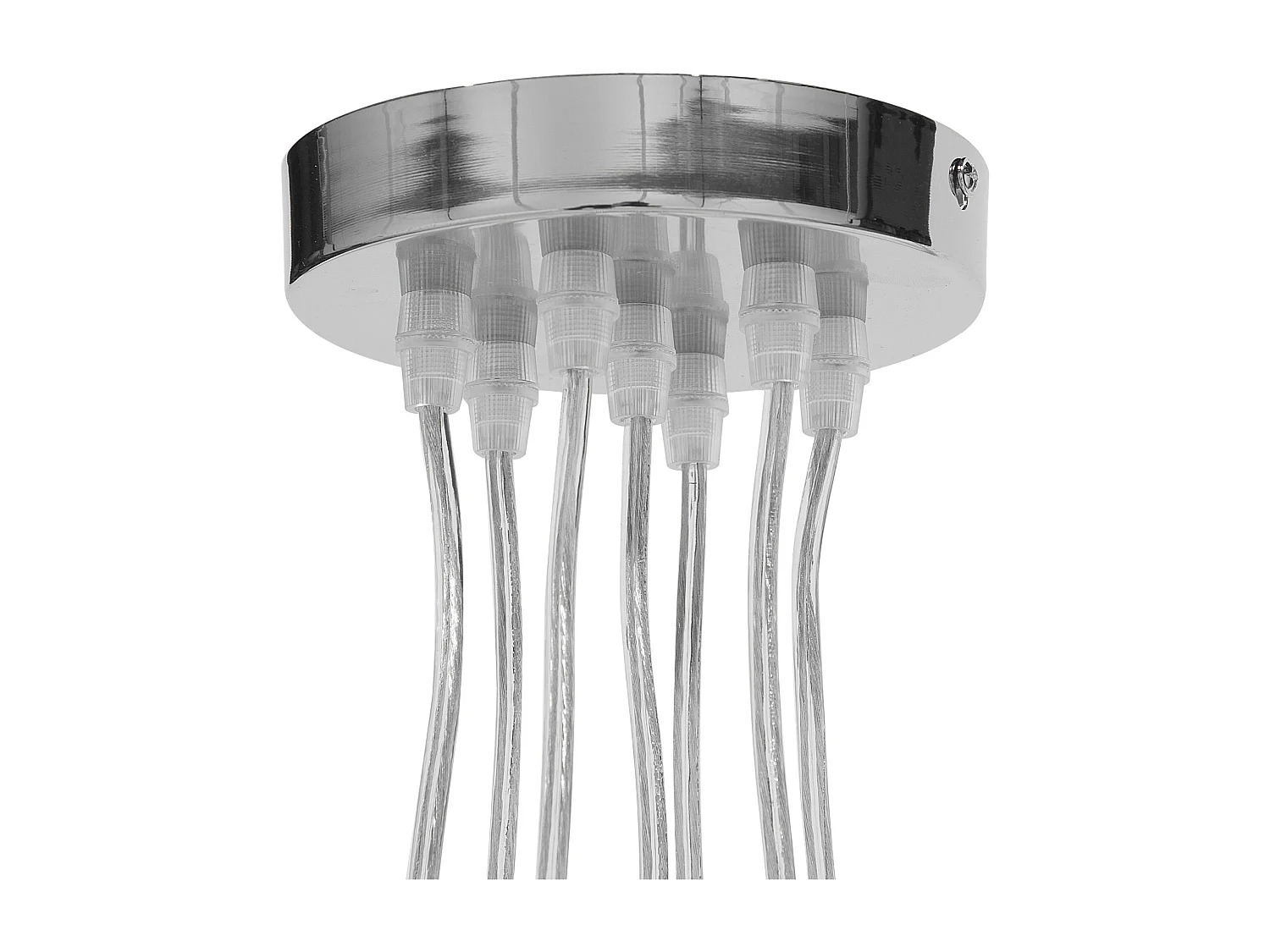 Lampe suspension OLZA Métal Argenté