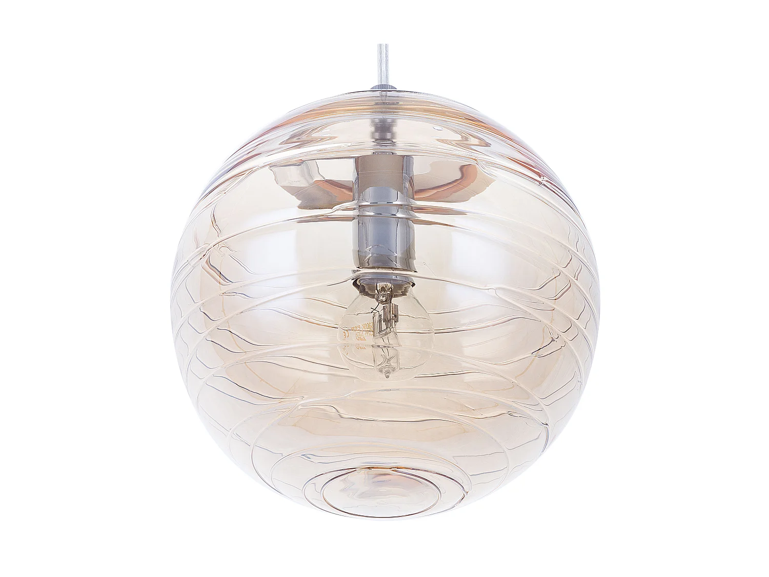 Lampadario MIRNA Vetro Oro