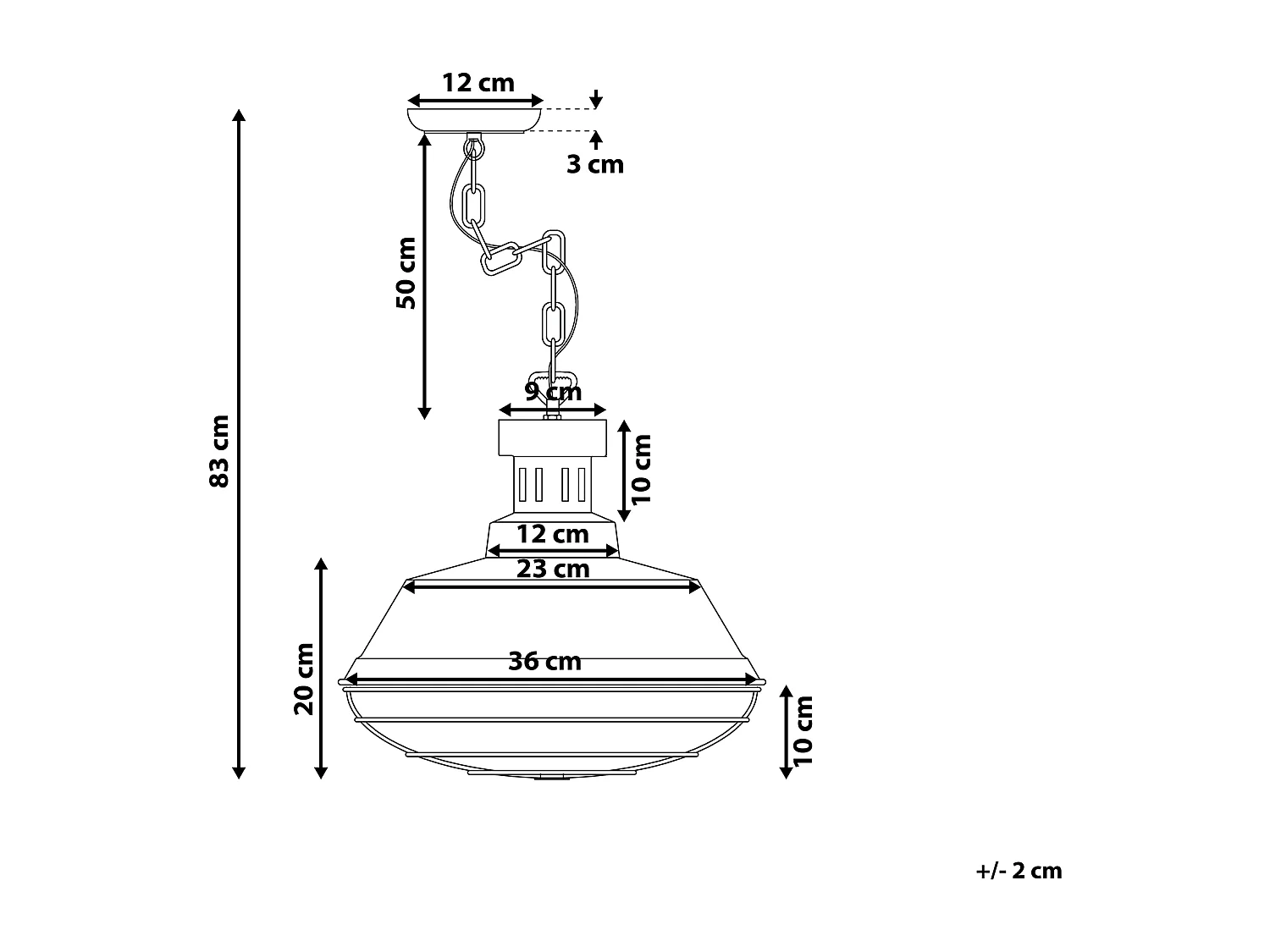 Lampe suspension bleu SORMONNE