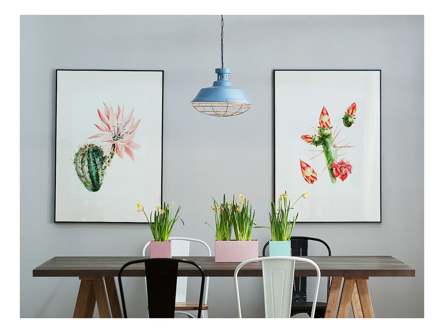 Hanglamp blauw SORMONNE