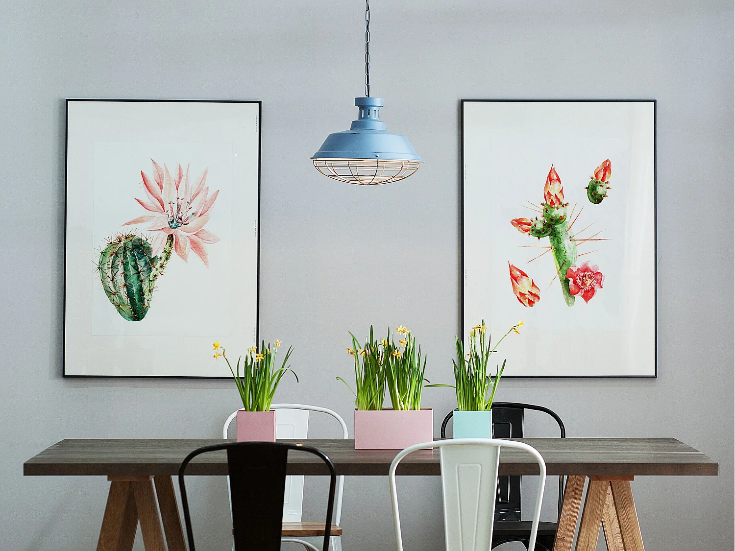 Hanglamp blauw SORMONNE