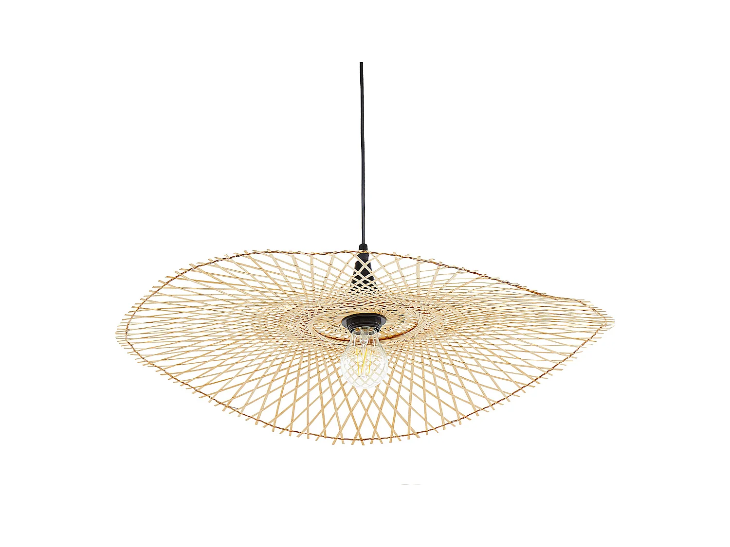 Hängelampe FLOYD Bambusholz Hellbraun