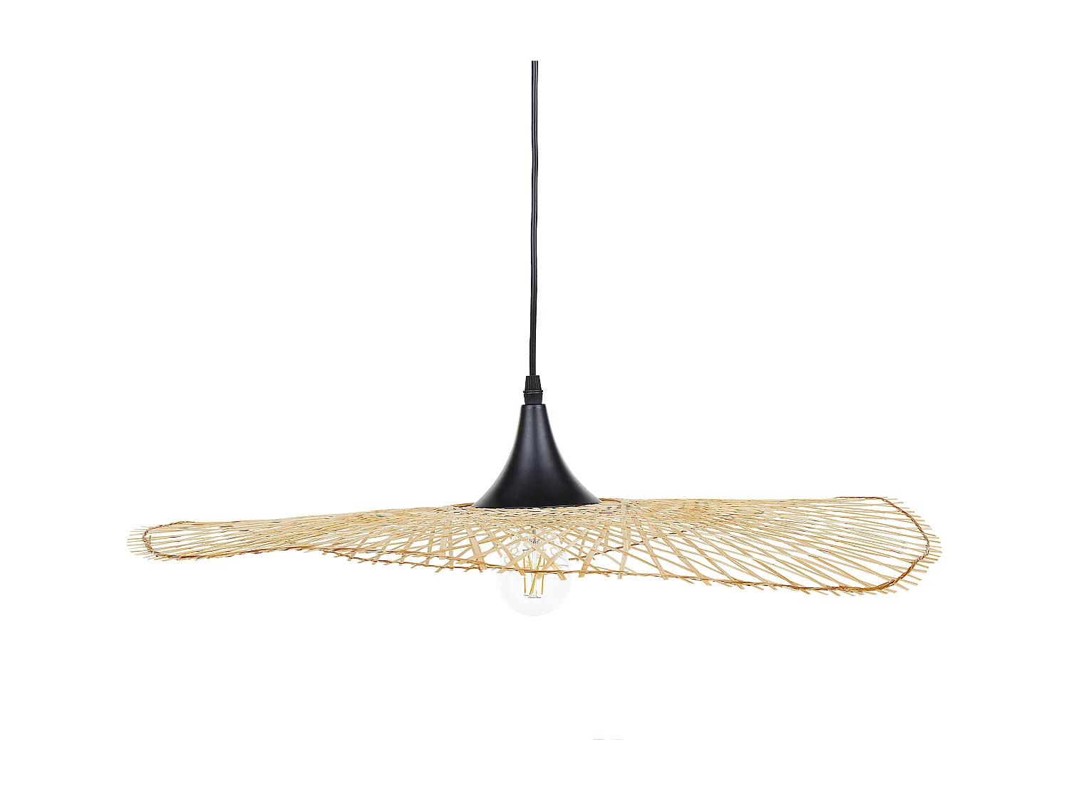 Lampe suspension FLOYD Bambou Marron clair