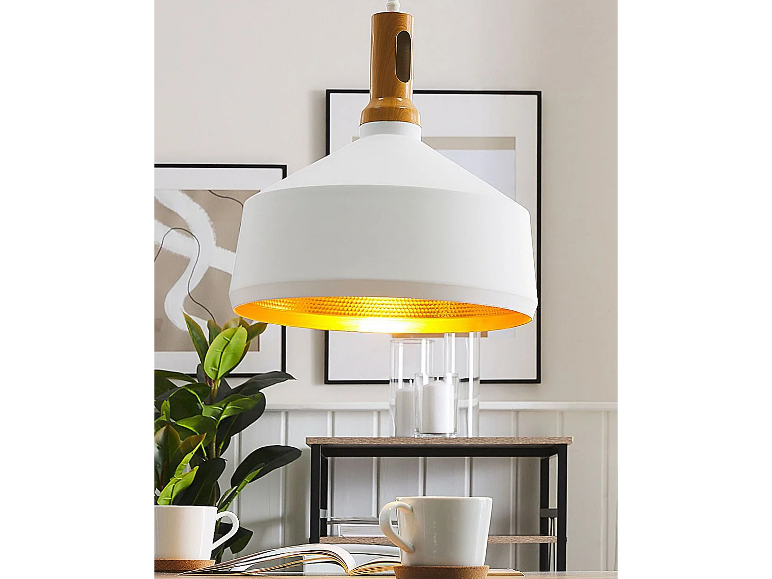 Lampa wisząca SEPIK Metal Biały