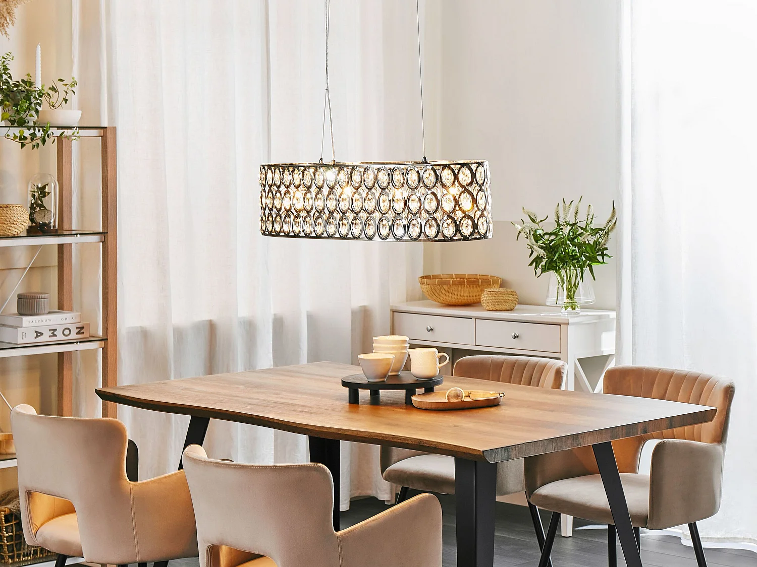 Hanglamp TENNA Metaal Zilver