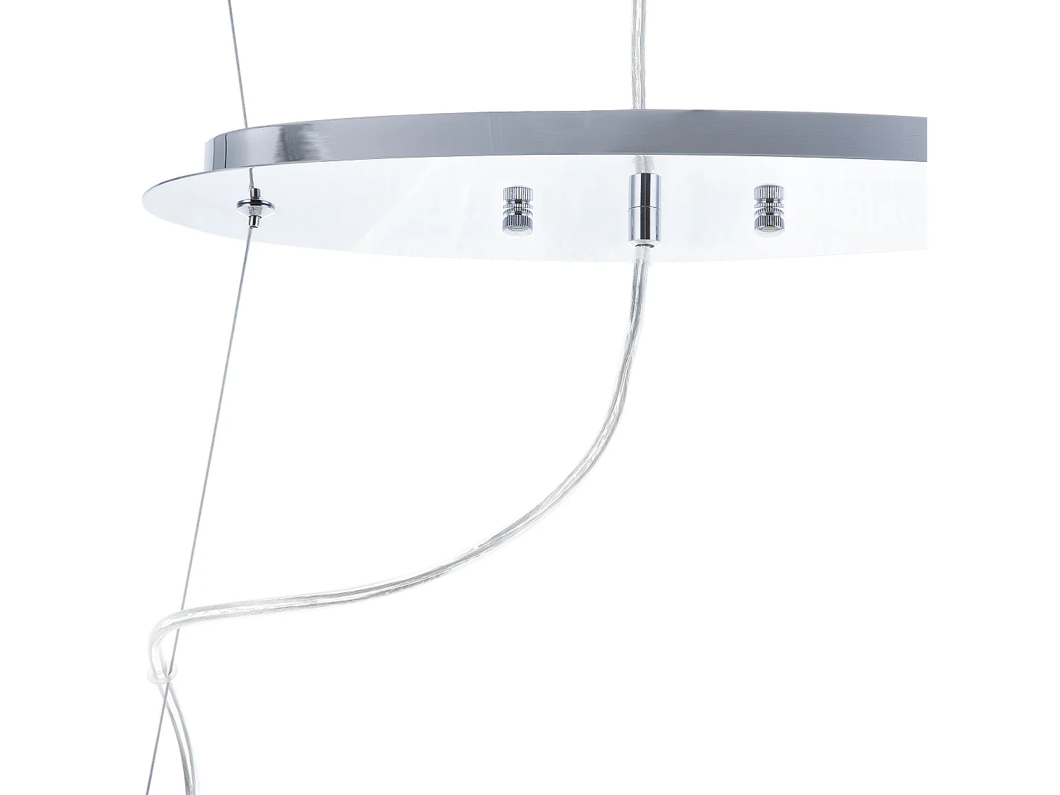 Lampe suspension TENNA Métal Argenté