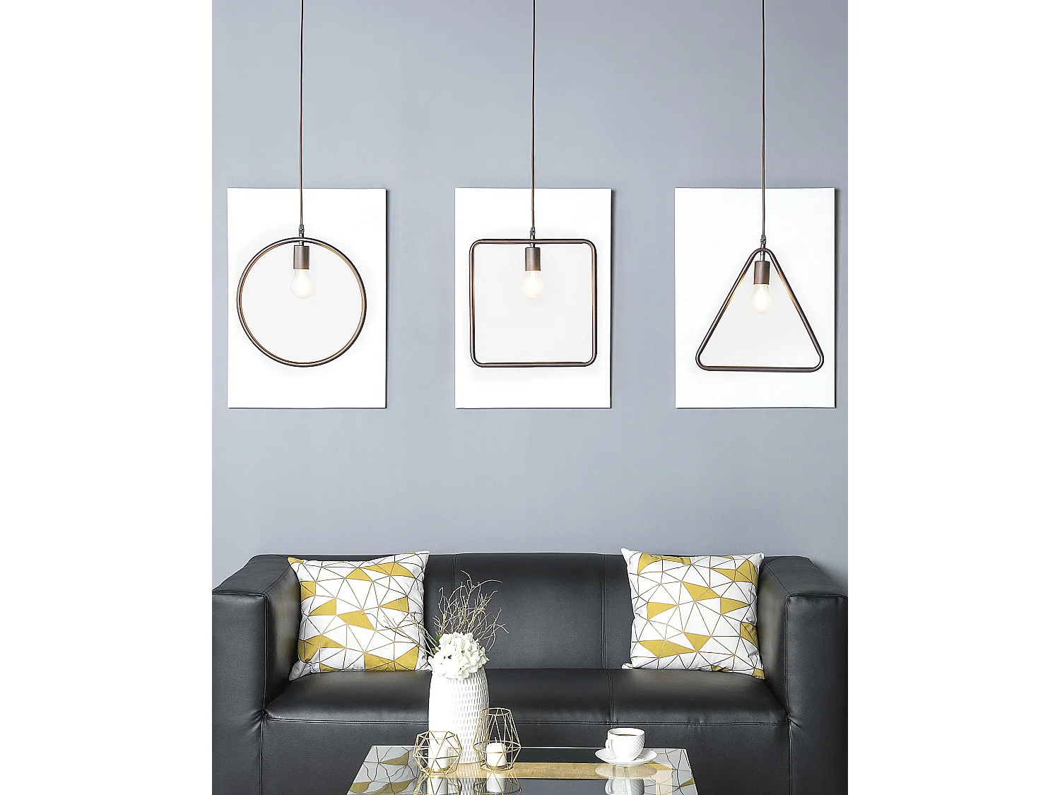 Hanglamp JURUENA Metaal Donkerbruin