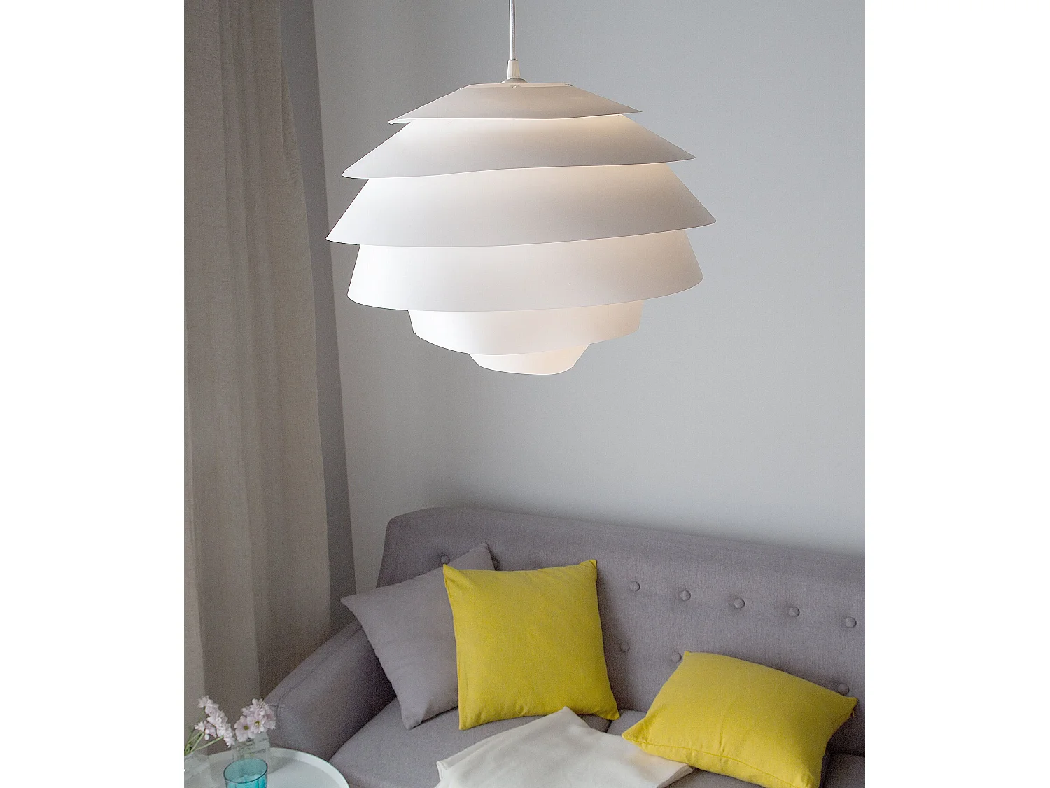 Lámpara colgante CONGO Blanco