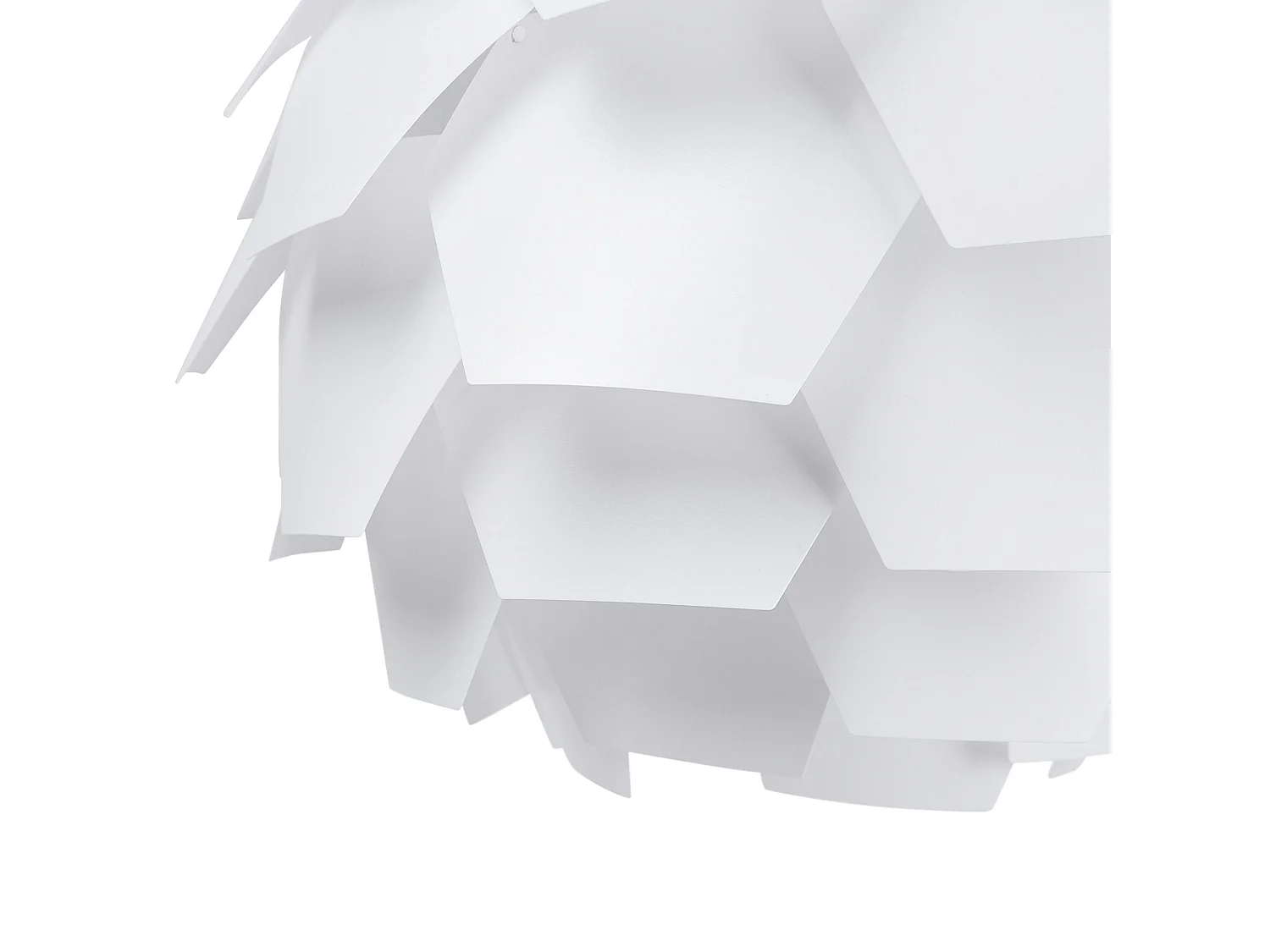 Moderne Hängelampe Blumenform Kunststoff weiß Segre klein