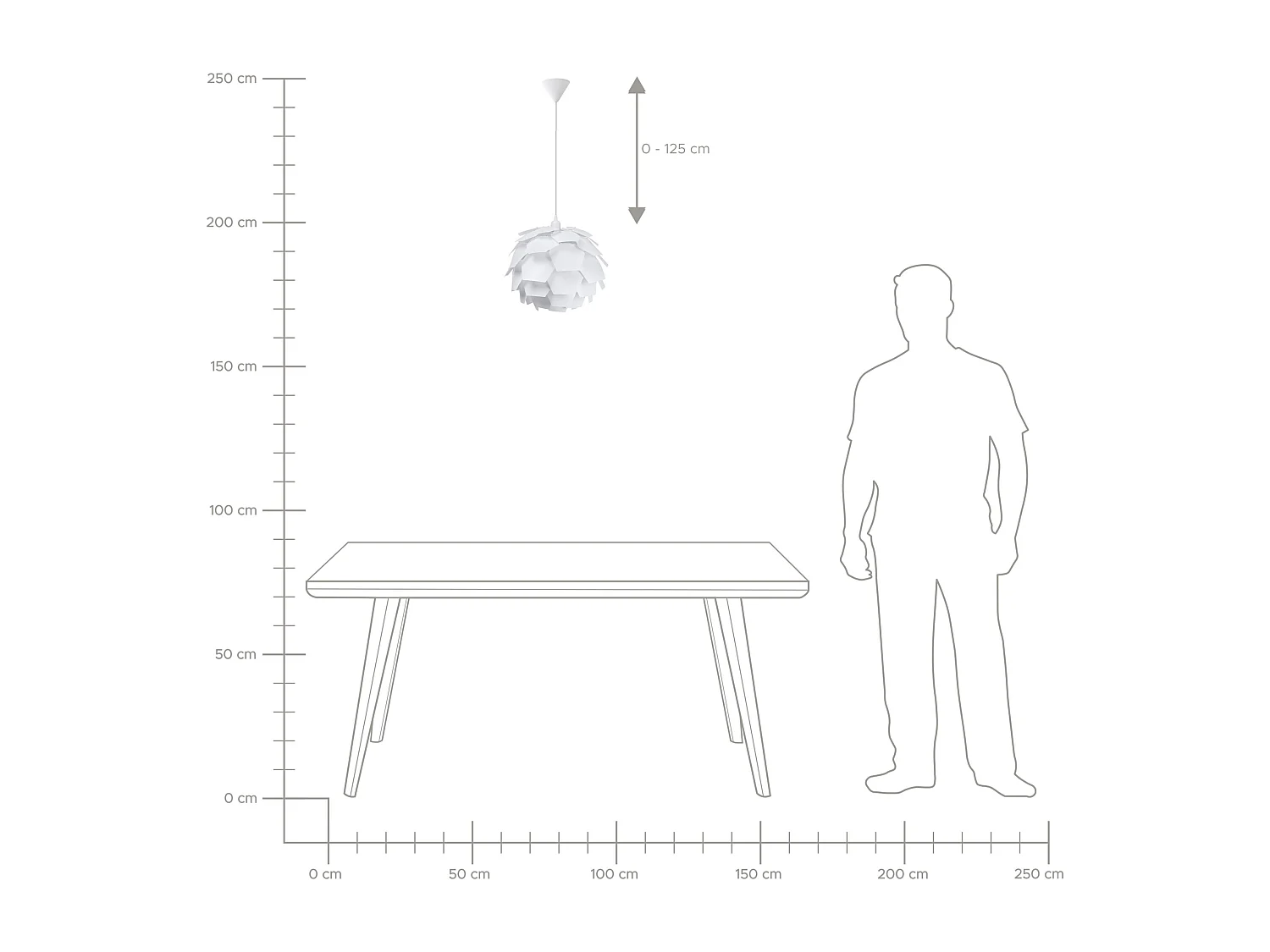 Hanglamp SEGRE S Wit