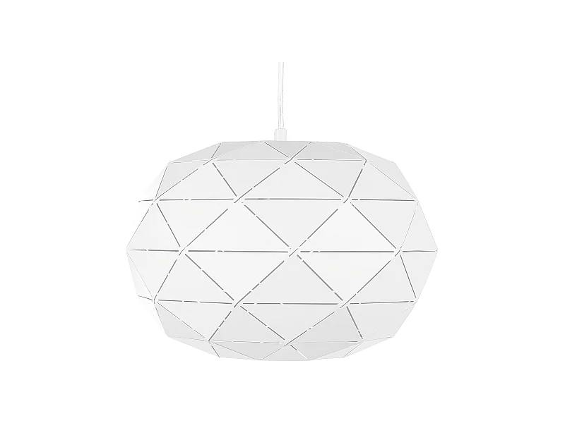 Stilvolle Hängelampe Designer Deckenspot geometrische Form weiß Rewa