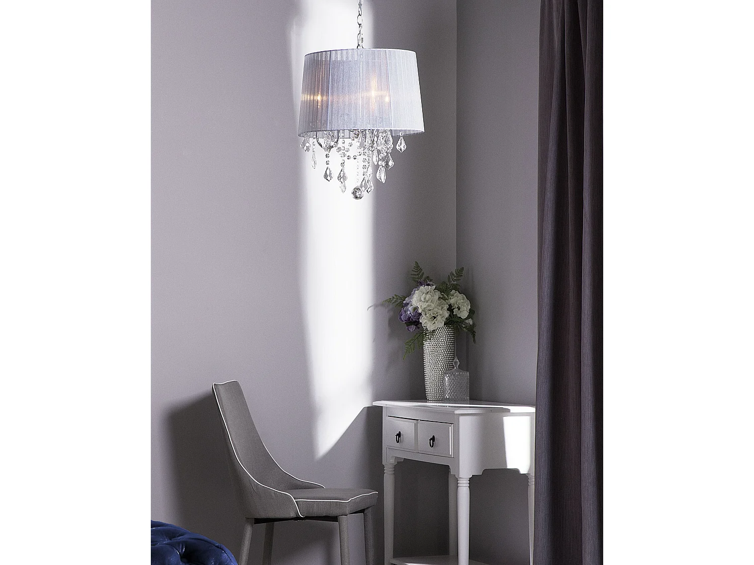Lampe suspension blanche EVANS