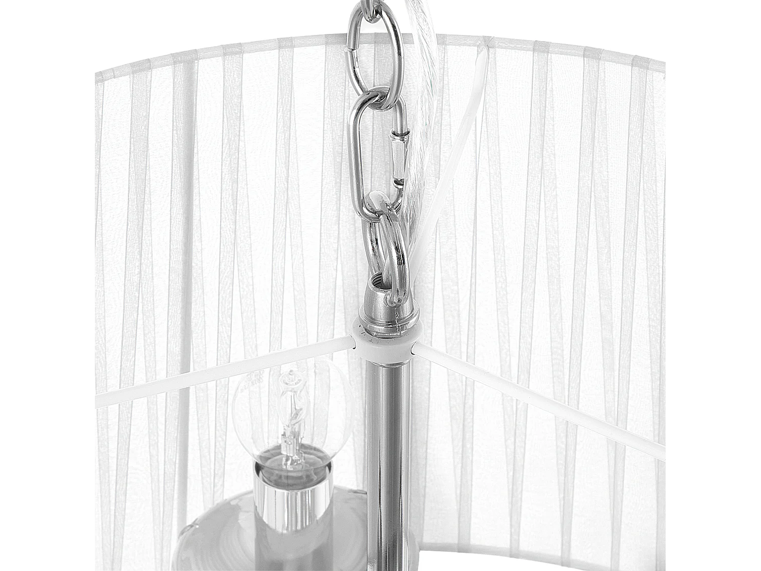 Kroonluchter EVANS Wit