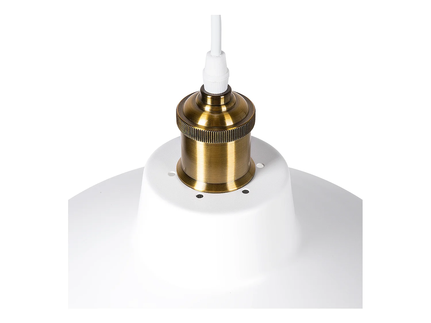 Lampe suspension PECHORA Métal Blanc