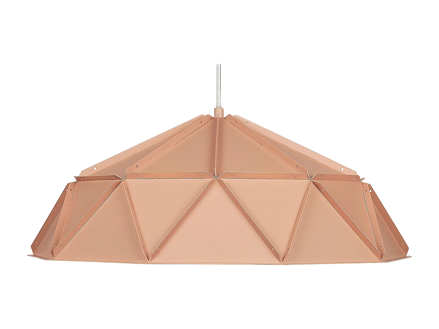 Lampadario SENIA Metallo Rosa pesca