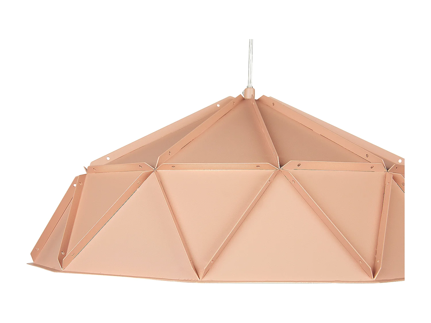 Lampadario SENIA Metallo Rosa pesca