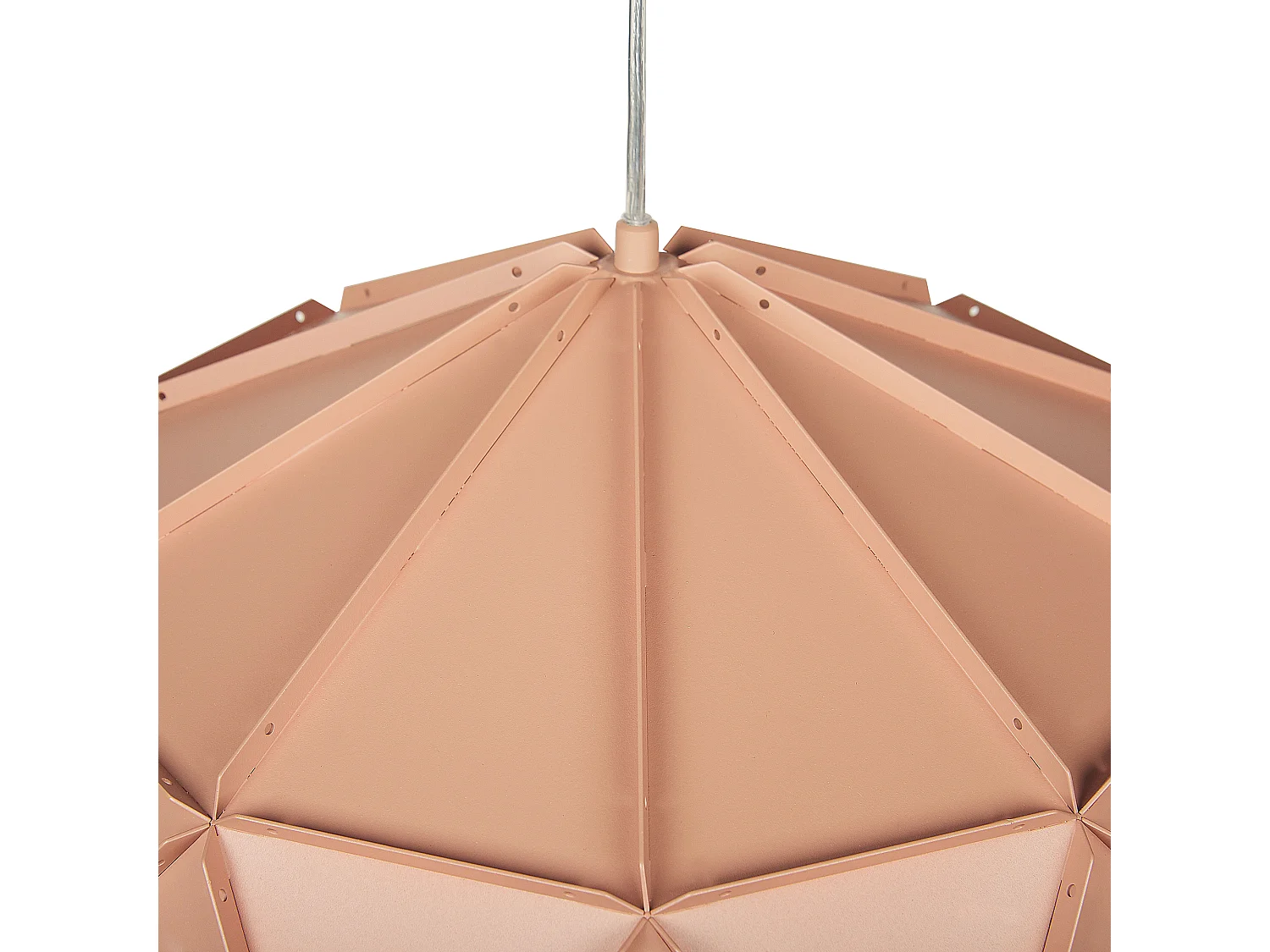 Lampadario SENIA Metallo Rosa pesca