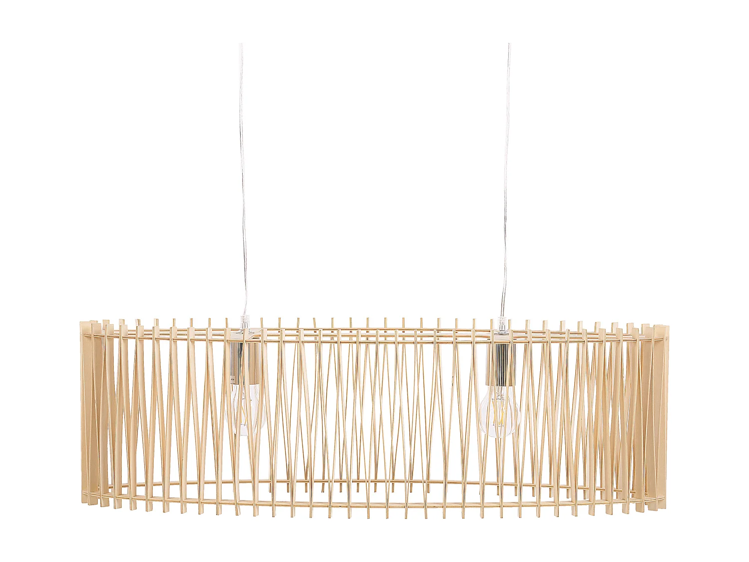 Lámpara colgante CHARI Marrón claro