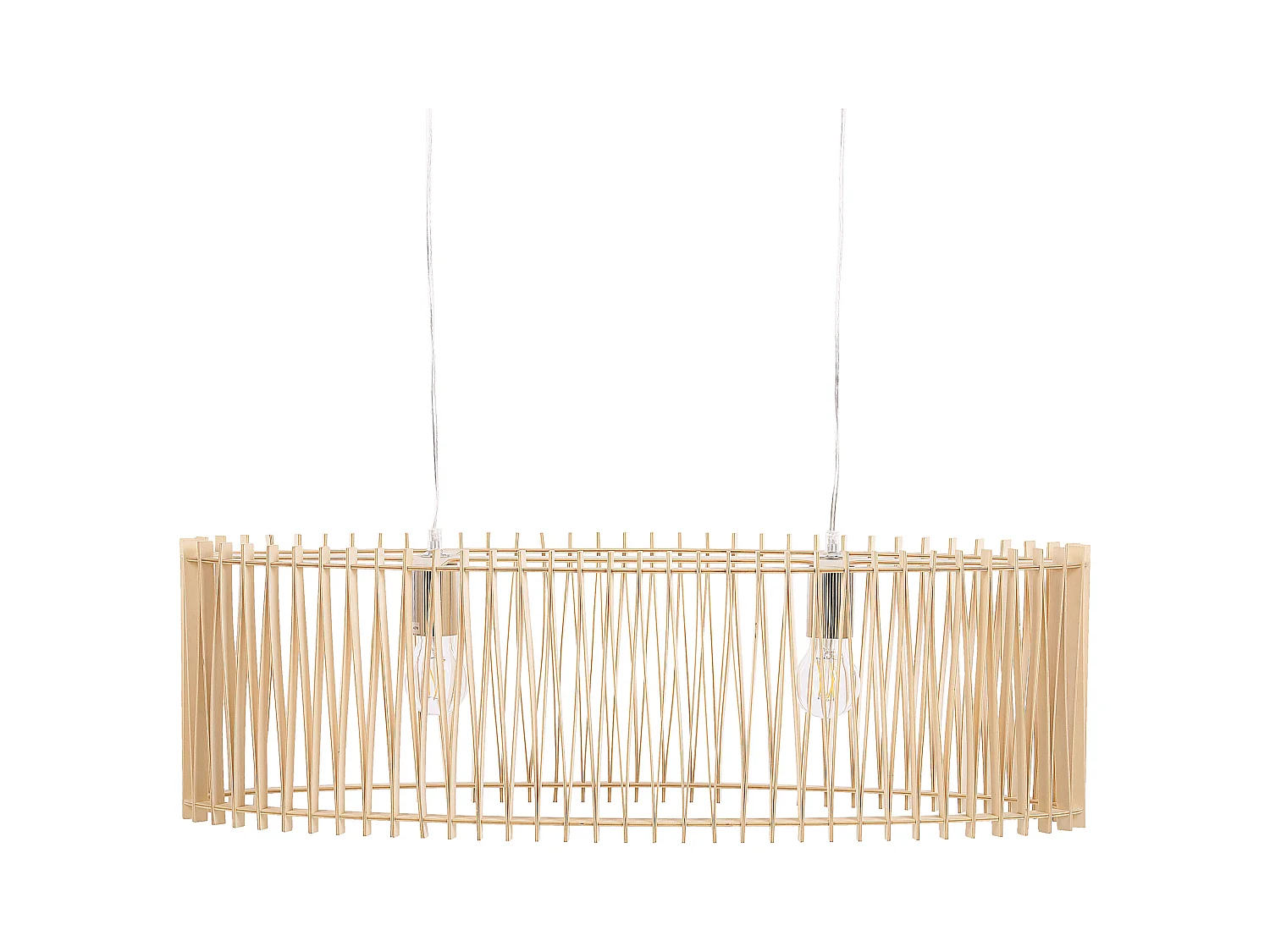Hanglamp CHARI Lichtbruin
