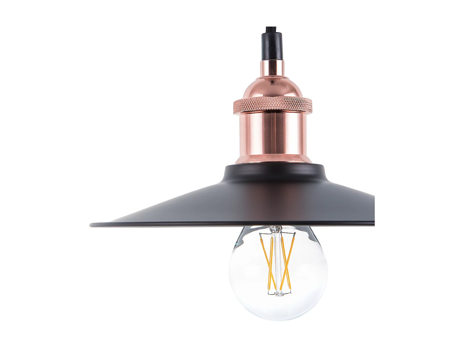 Conjunto de 3 candeeiros suspensos SWIFT Metal Cobre