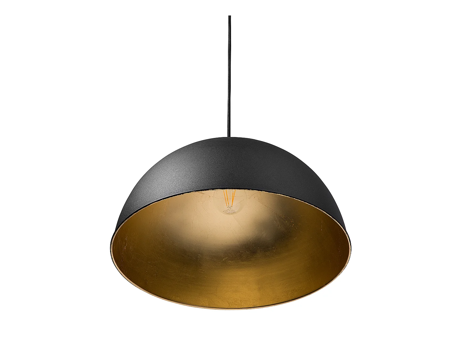 Lampe suspension CETINA Métal Noir