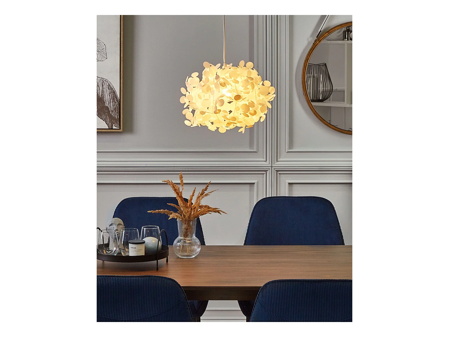 Lampa wisząca LAMONE Biały