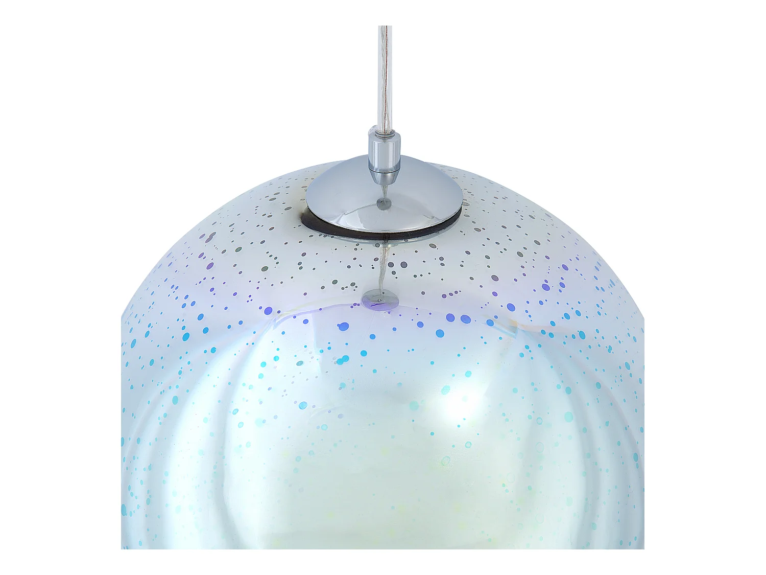 Hanglamp SESSERA Glas Zilver