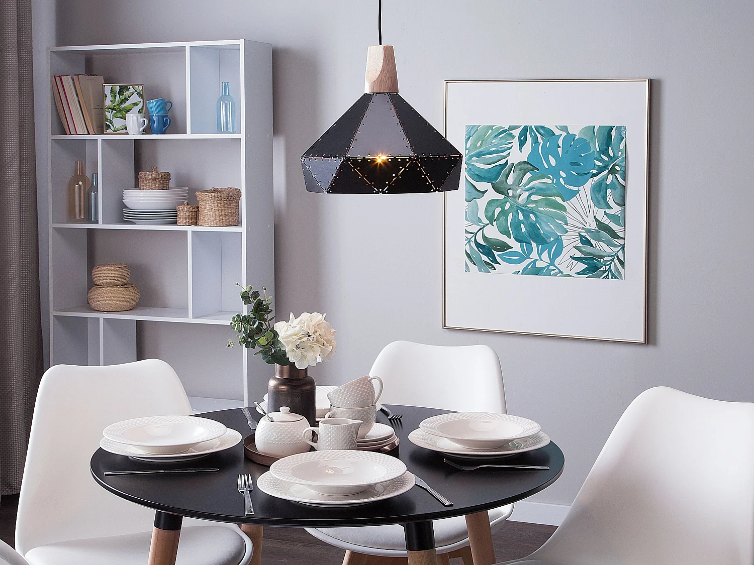 Lampe suspension SOMME Métal Noir