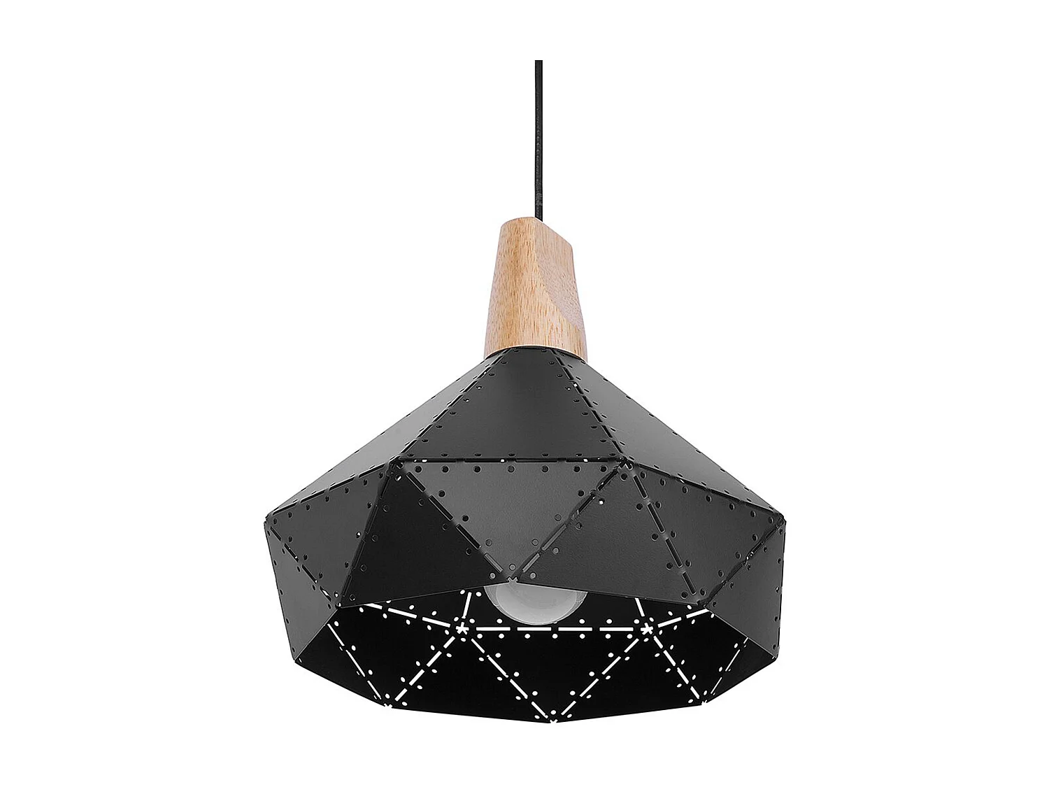 Lampe suspension SOMME Métal Noir