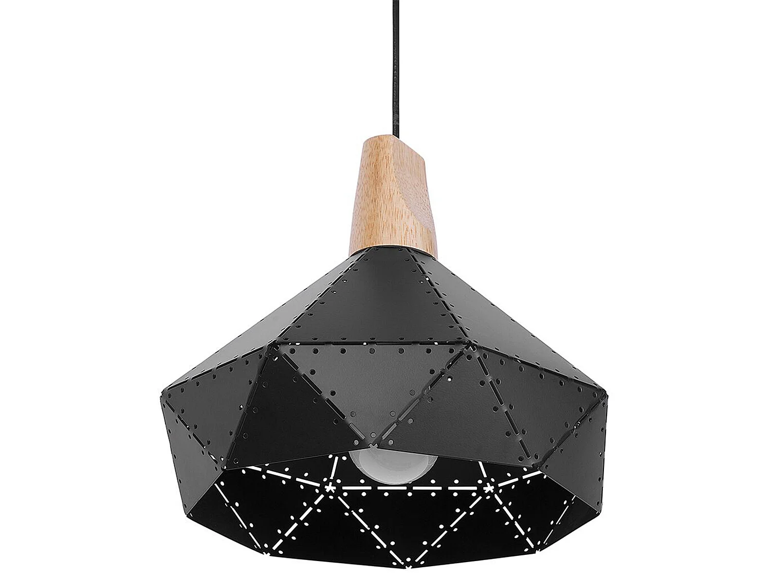 Pendellampa SOMME Metall Svart