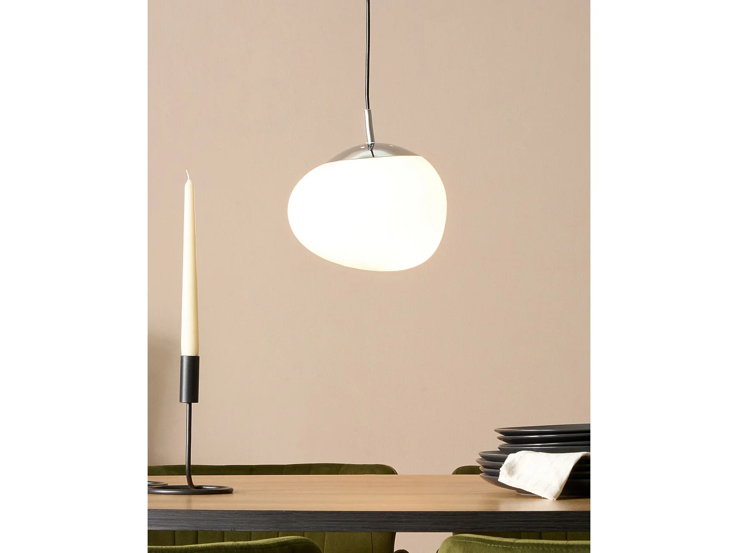 Pendant Lamp LIFFEL Glass White