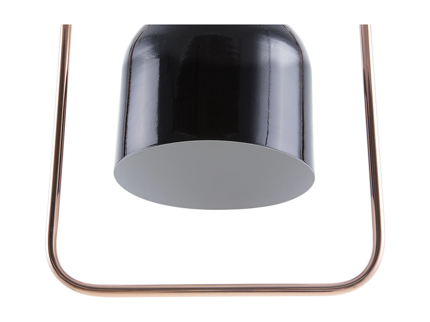 Trendy Pendelleuchte doppelter Lampenschirm schwarz / gold Mavone