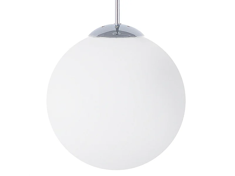 Lampe suspension BARROW Verre Blanc