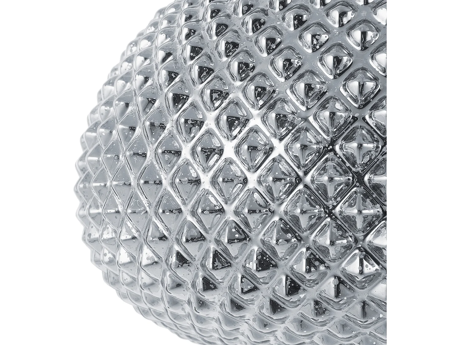 Lampe suspension argentée MADON