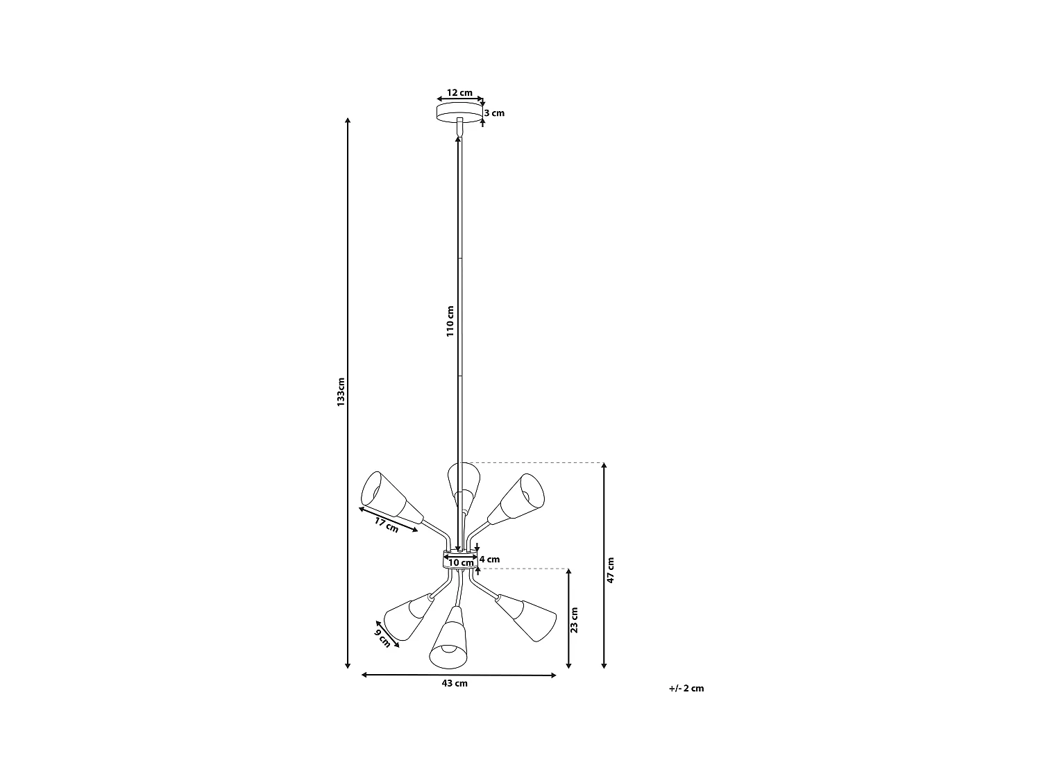 Lampe suspension AROYO Verre Blanc