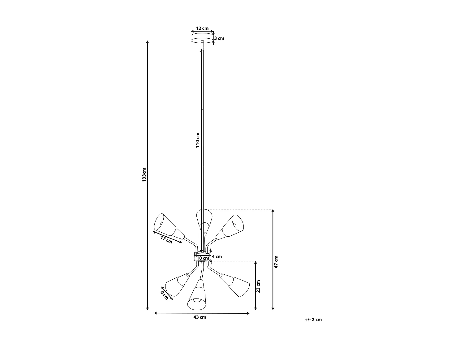 Lampe suspension AROYO Verre Blanc