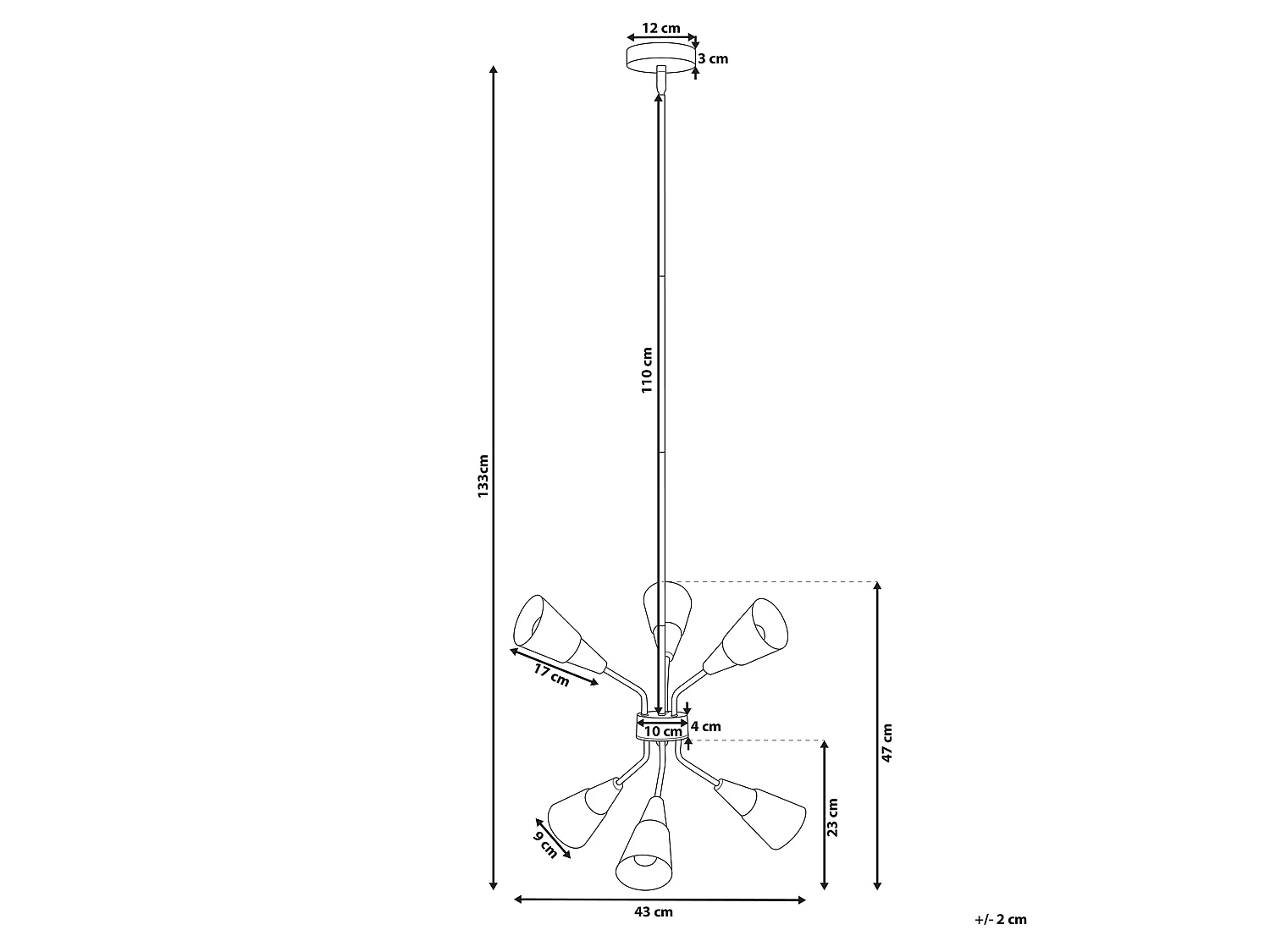 Lampe suspension AROYO Verre Blanc