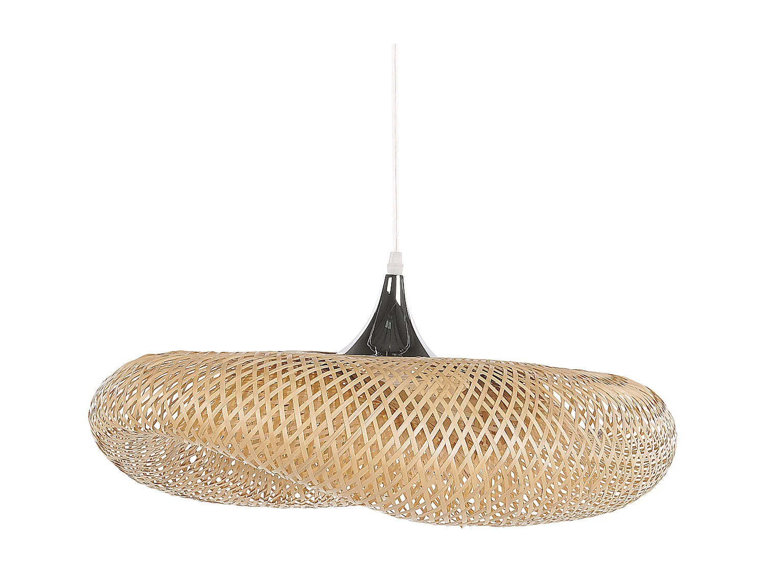 Lampadario BOYNE Legno di bambù Marrone chiaro