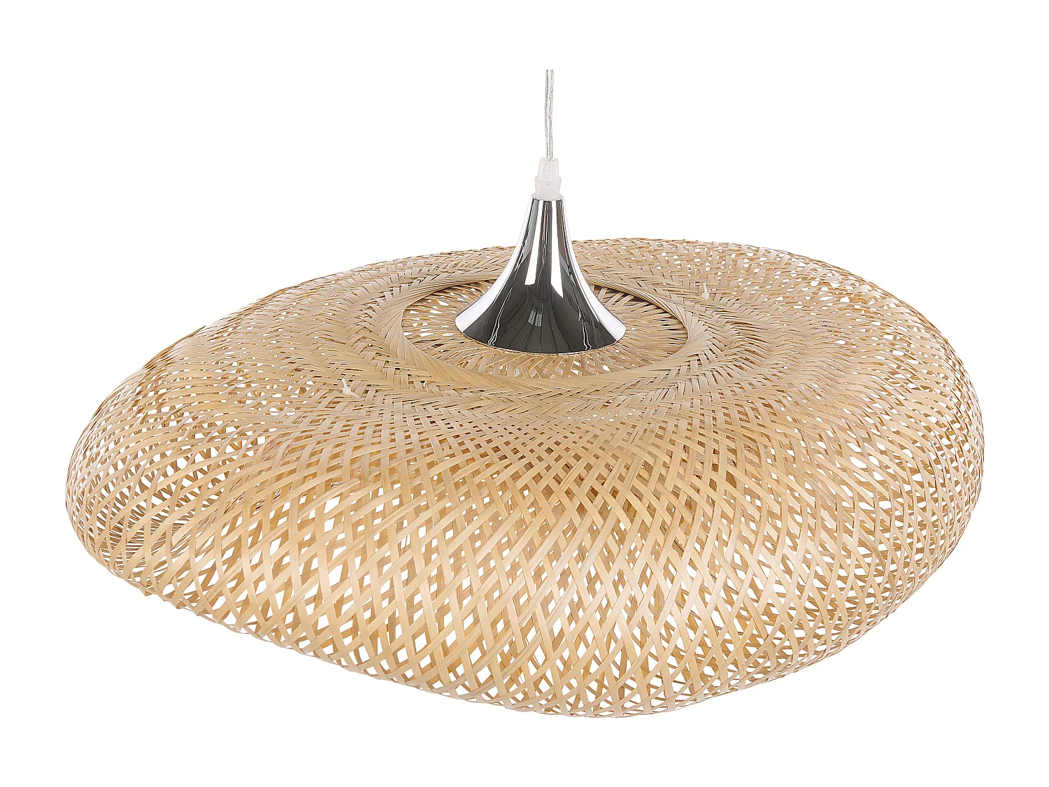 Lampadario BOYNE Legno di bambù Marrone chiaro