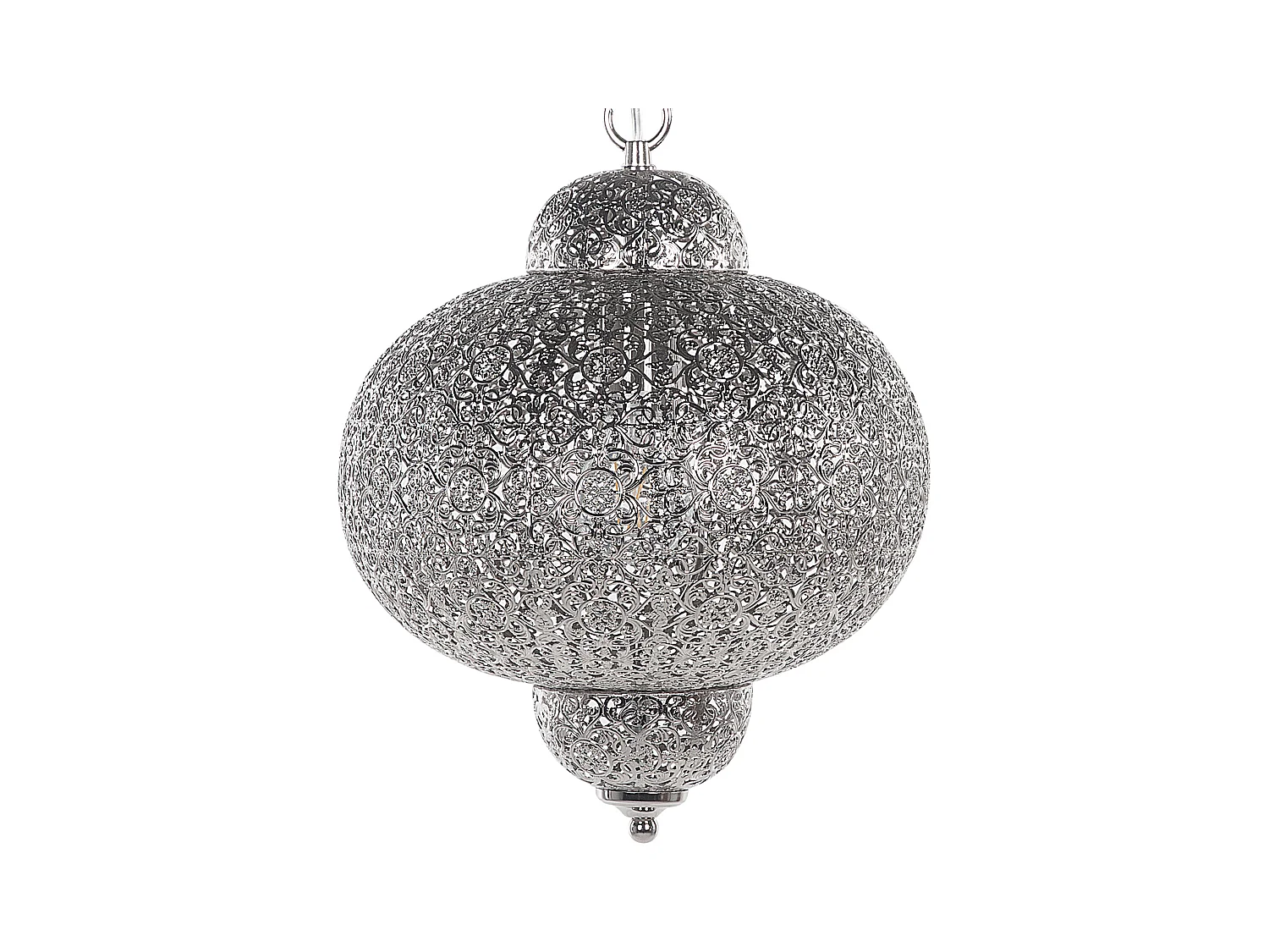 Lampe suspension TYNE Métal Argenté