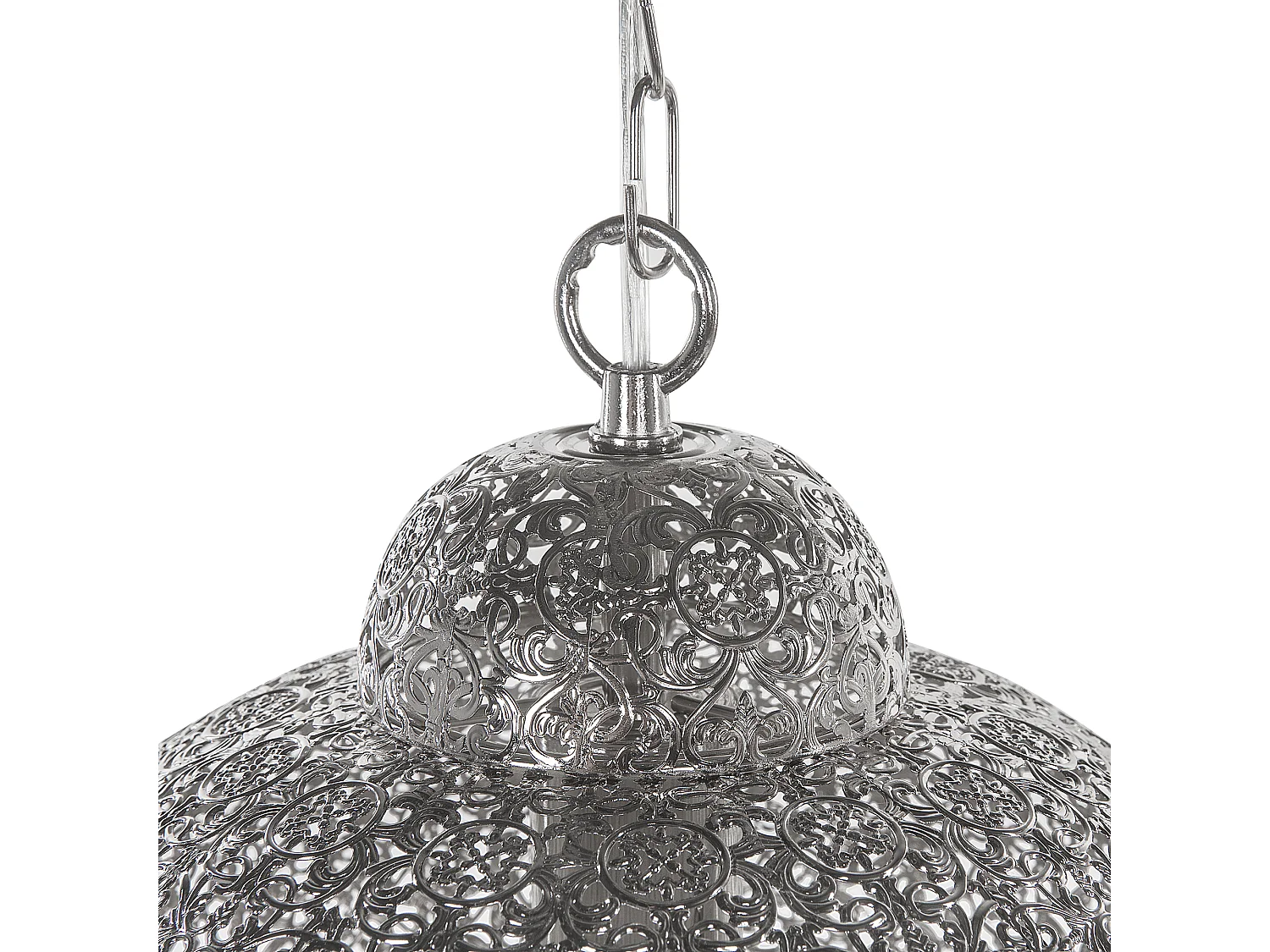 Lampe suspension TYNE Métal Argenté