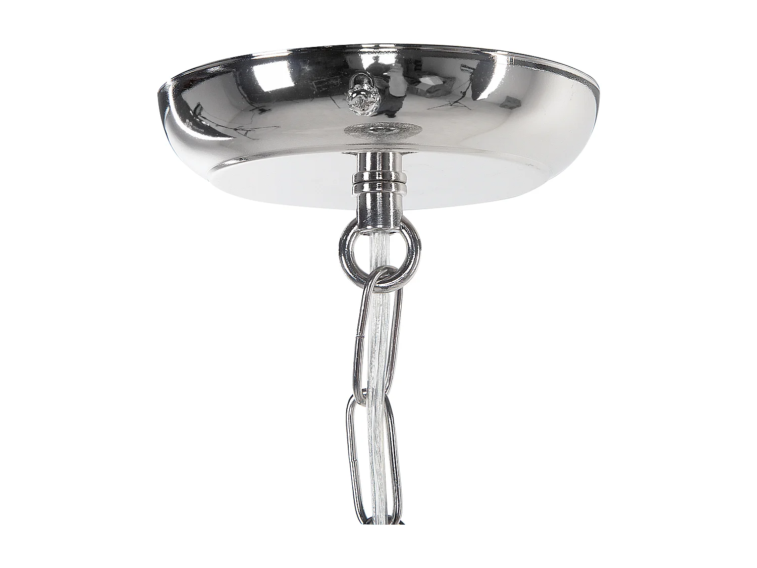 Orientalische Pendelleuchte Metall silbern Tyne