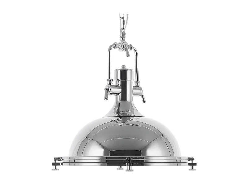 Lampe suspension EBRON Métal Argenté