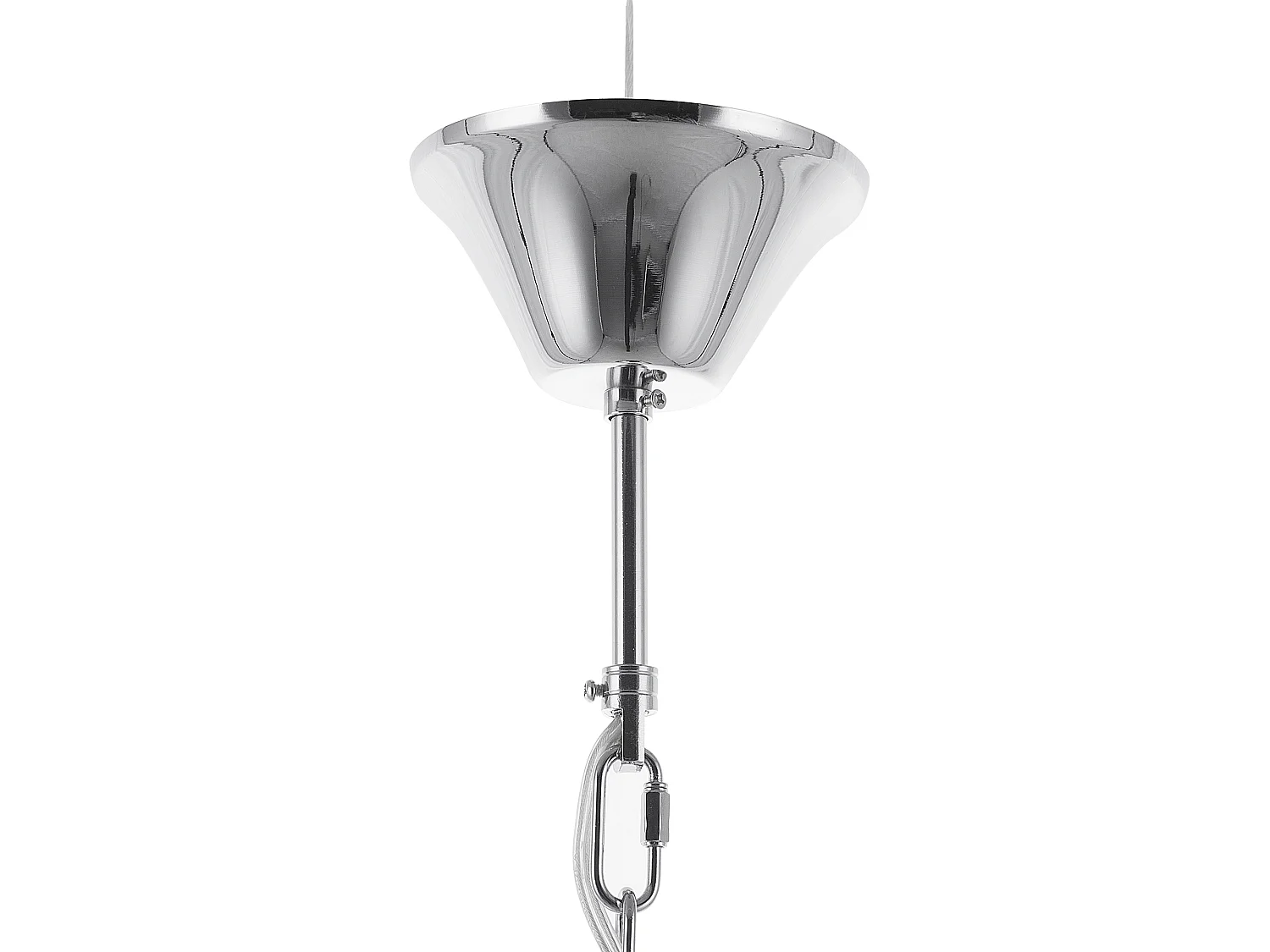 Lampe suspension EBRON Métal Argenté