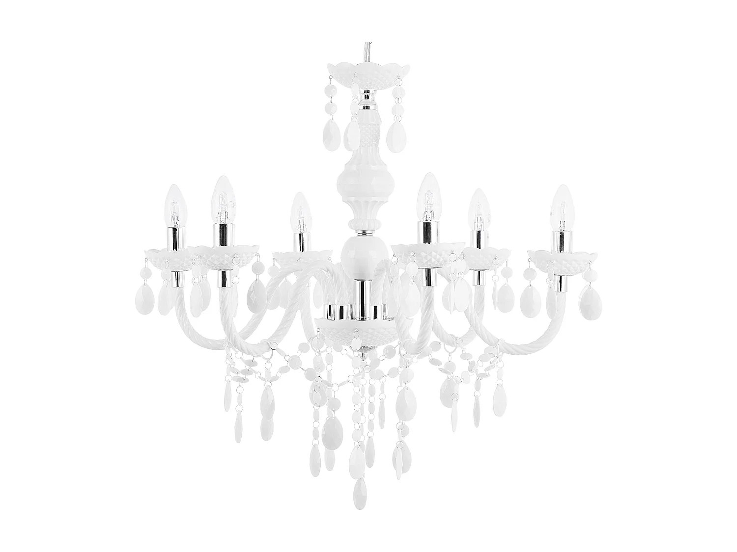 Grand lustre blanc KALANG L