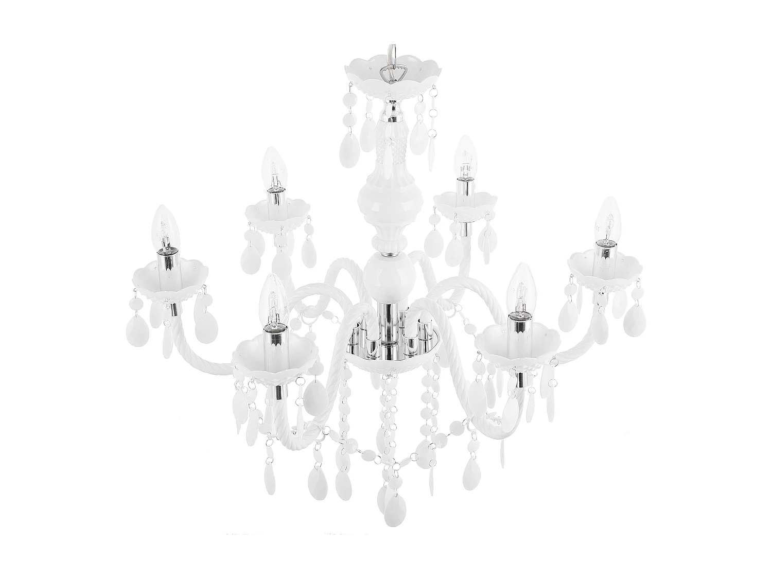 Grand lustre blanc KALANG L