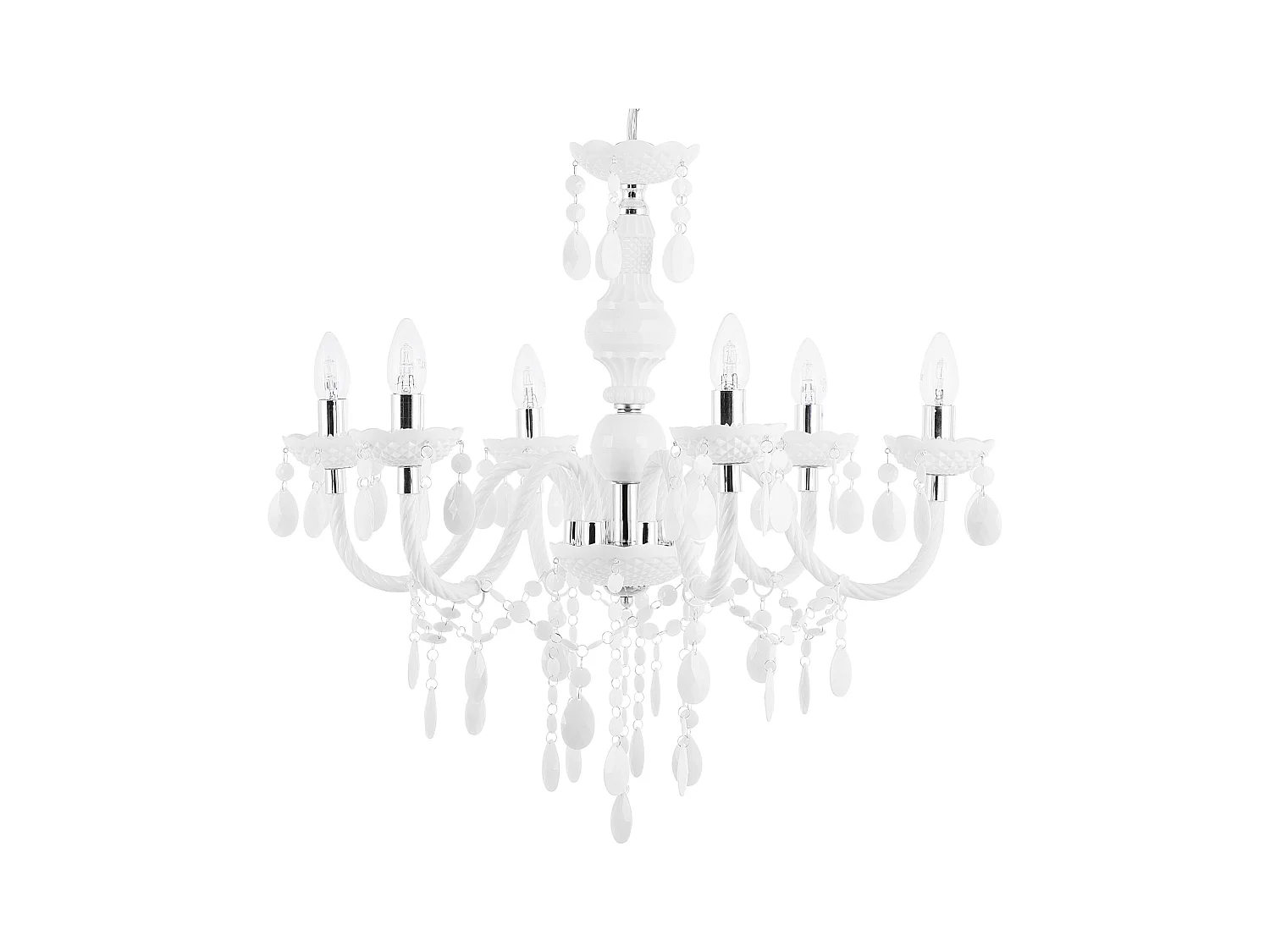 Grand lustre blanc KALANG L